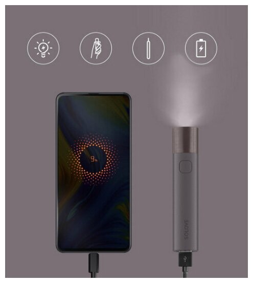 Портативный фонарик Xiaomi - фото №2