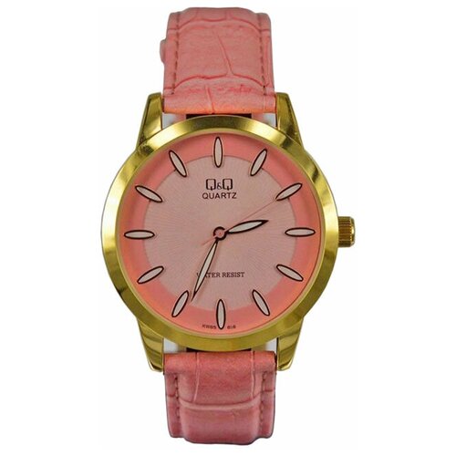 Наручные часы Q&Q, розовый наручные часы кварцевые корпус пластик ремешок резина бесшумный механизм розовый