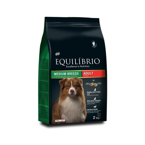 Equilibrio Сухой корм для взрослых собак средних пород с мясом птицы ( Adult Medium Breed) AA010176 | Adult Medium Breed 2 кг 55600 (2 шт)
