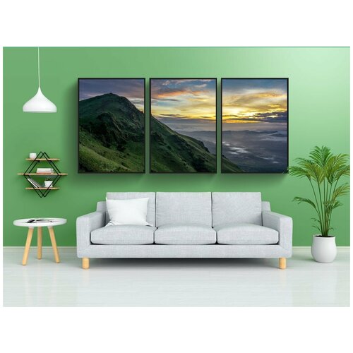 фото Набор модулных постеров для интерьера "западные гаты, пейзаж, природа" 60x90 см. в тубусе, без рамки lotsprints