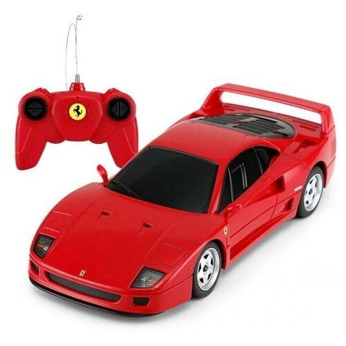 Машинка на р/у RASTAR Ferrari F40 1:24 78800 радиоуправляемые игрушки rastar машина на радиоуправлении ferrari laferrari 1 24