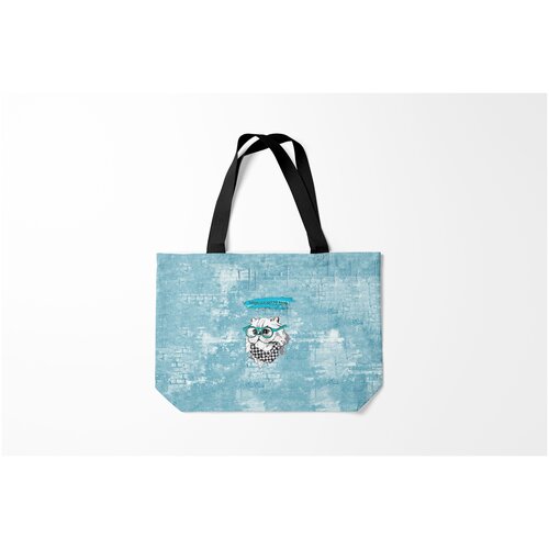 фото Сумка-шоппер / 46х35 см / блогеры / популярные cat 779.blog burnettie