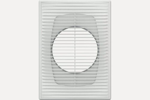 Изображение товара Вентиляционная решётка ERA 1825П12Ф, белая, пластик, для приточно-вытяжной вентиляции, 25 см x 18 см