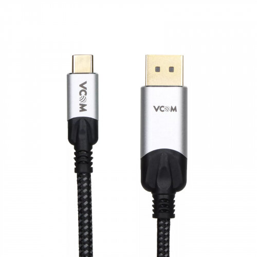 Кабель-адаптер Vcom DP A(m) (--)USB 3.1 Type-Cm, bi-direct, 8K@60Hz, 1.8m (CU422VB-1.8)