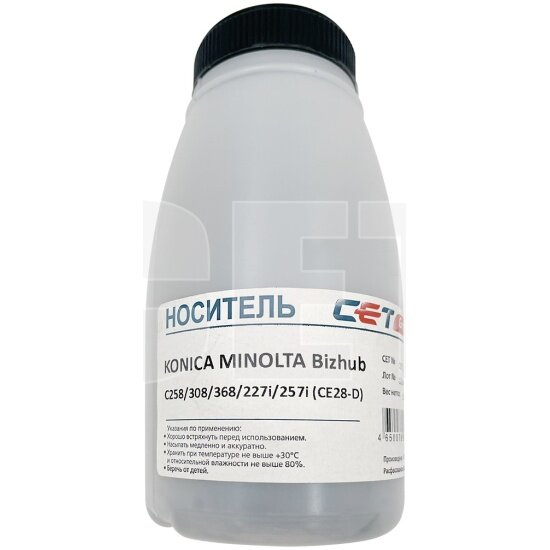 Носитель (девелопер) Cet CE28-D для KONICA MINOLTA Bizhub C258/308/368/227i/257i (Japan), 100г/бут, 1