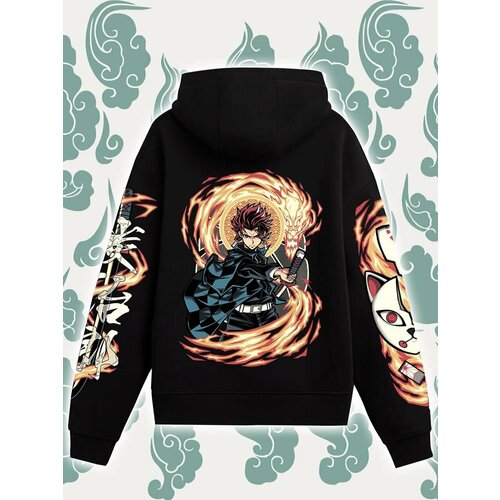 Худи , размер S, черный