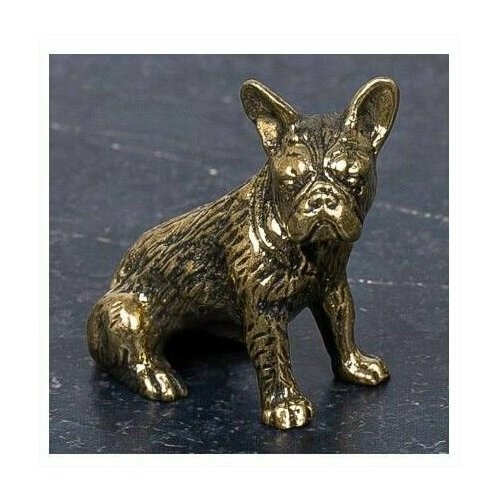 Статуэтка скульптура Мопс 3 см бронзовая 820₽