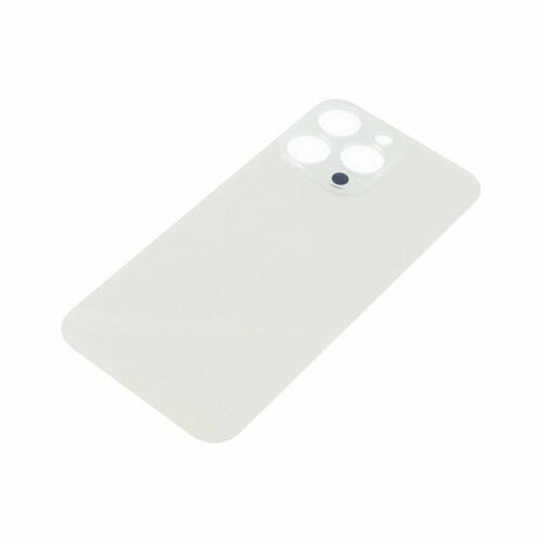 Задняя крышка для Apple iPhone 15 Pro Max (с широким отверстием) белый, AA задняя крышка для apple iphone 11 pro max с широким отверстием зеленый aa