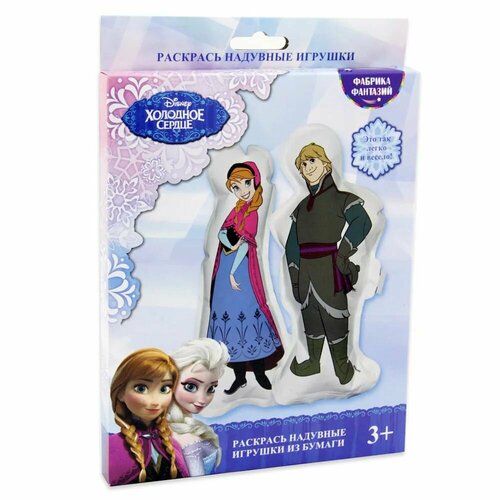 Набор для раскраски Фабрика фантазий Дисней Холодное сердце Анна и Кристофф надувные игрушки из бумаги 235₽