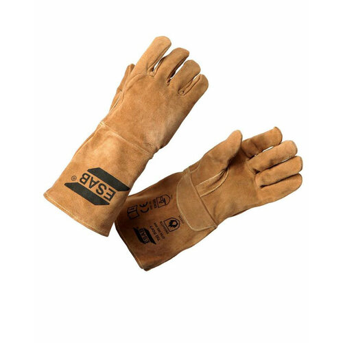 перчатки краги delta plus tig15k для аргонодуговой tig сварки прошиты прочной огнестойкой нитью kevlar® размер 10 Краги Tig Soft ESAB