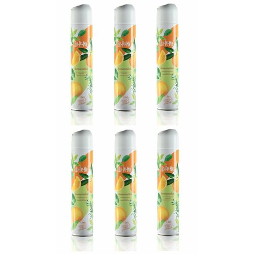 До-Ре-Ми Освежитель воздуха Антитабак, сочный апельсин, 350 мл, 6 шт