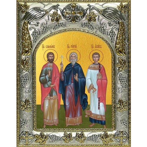 Икона Гурий, Самон и Авив мученики