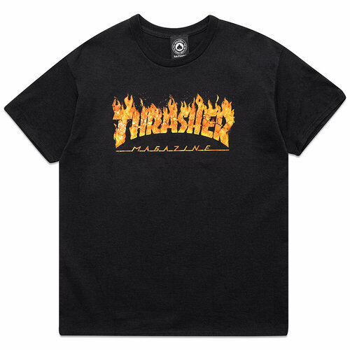 Футболка THRASHER, размер S, черный