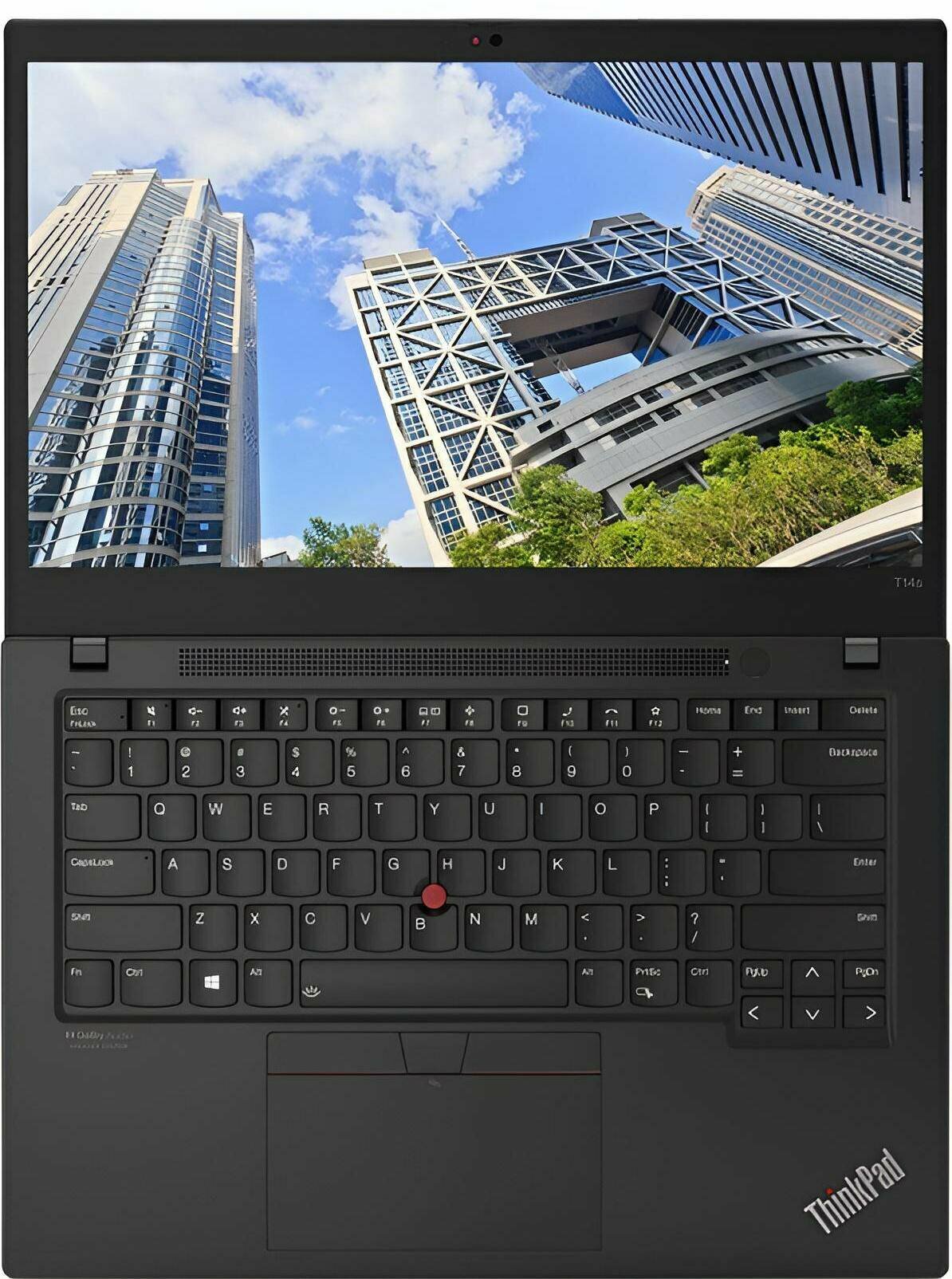 Ноутбук Lenovo ThinkPad T14s Gen 4 21F6A004CD (Core i7 2200 MHz (1360P)/16Gb/512 Gb SSD/14"/1920x1200// WWAN с возможностью обновления до 4G)