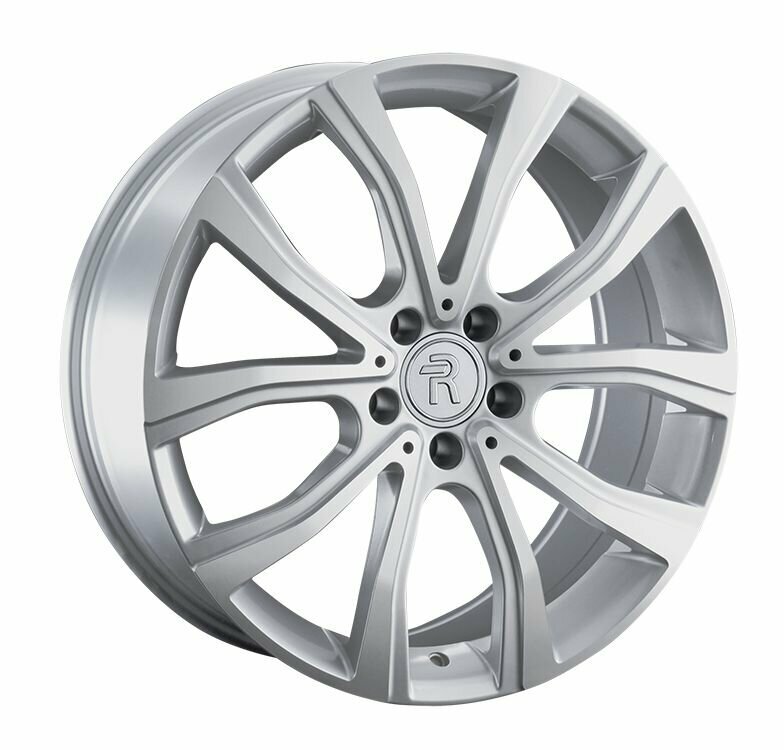 Колесный диск Replay MR218 19x8.5" PCD5x112 ET34,5 D66,6 серебристый с полированными лучами