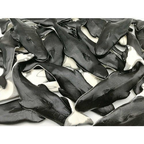 Жевательный мармелад "Гигантская косатка черно-белая" со вкусом колы 1кг RAVAZZI/Италия
