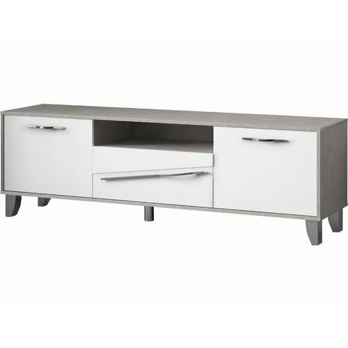 Серия 4 591 Тумба ТВ 1800 бетон каменныйбелый 24392₽