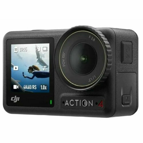 Экшн-камера DJI Osmo Action 4 Adventure Combo, Black экшн камера dji osmo action 12мп 3840x2160 серый