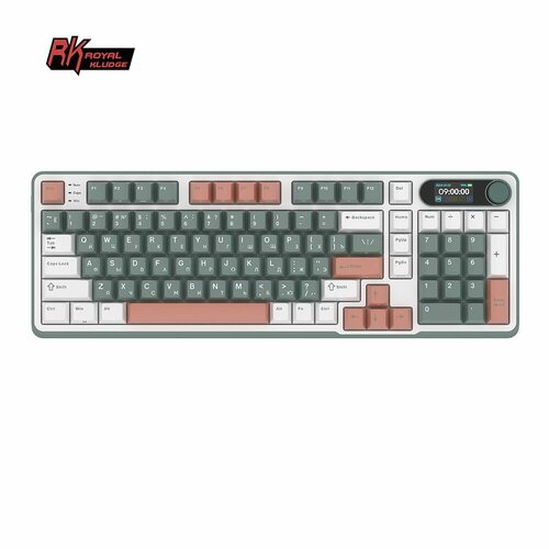 Беспроводная клавиатура Royal Kludge RK-S98 RGB Camping (коричневые ...