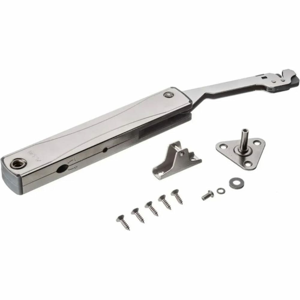 Подъемник MINILIFTNEW STRONG - без доводчика, для фасада 5-6 кг, черный GTV - фото №3