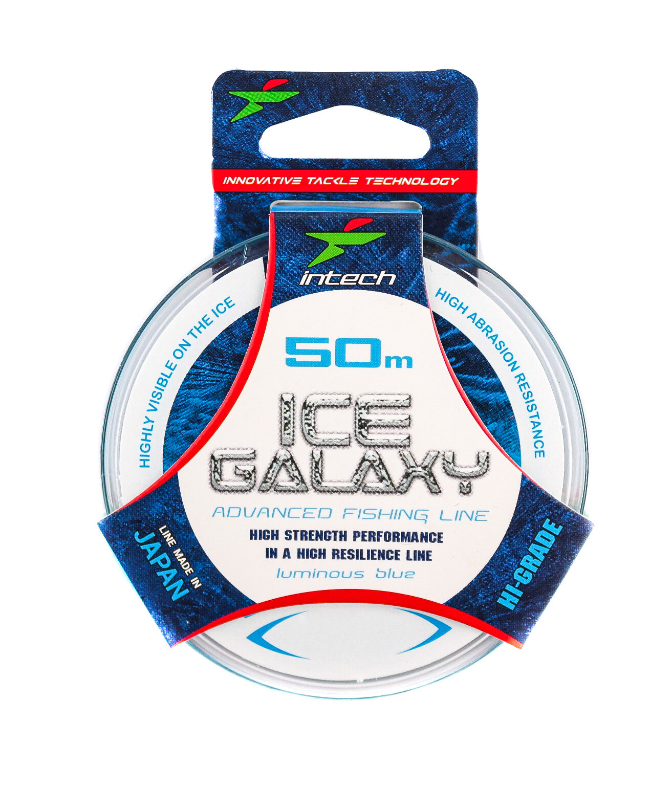 Леска Intech Galaxy Ice 30м 0.236мм 4.52кг голубая