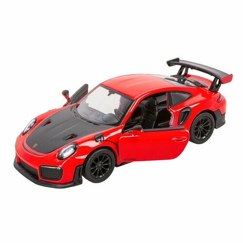 Машинка металлическая инерционная Porsche 911 GT2 RS KT5408D 1:36 KINSMART машинка кинсмарт porsche 911 gt2 rs 1 36 красный