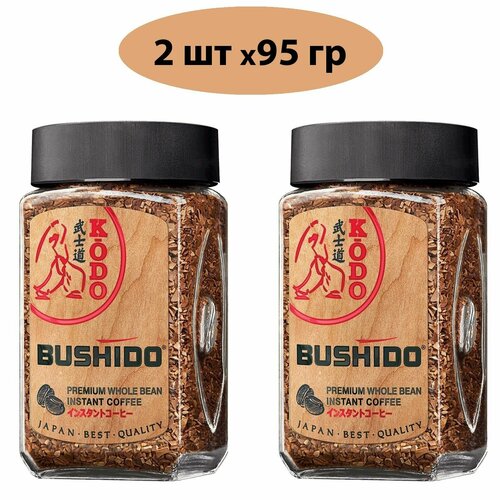 Bushido Kodo кофе молотый в растворимом, 95 г