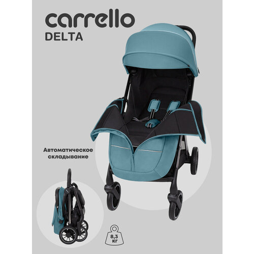 Коляска прогулочная CARRELLO Delta, голубая