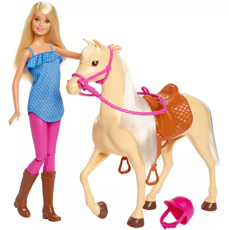 Куклы и пупсы Mattel Barbie FXH13 Барби и лошадь