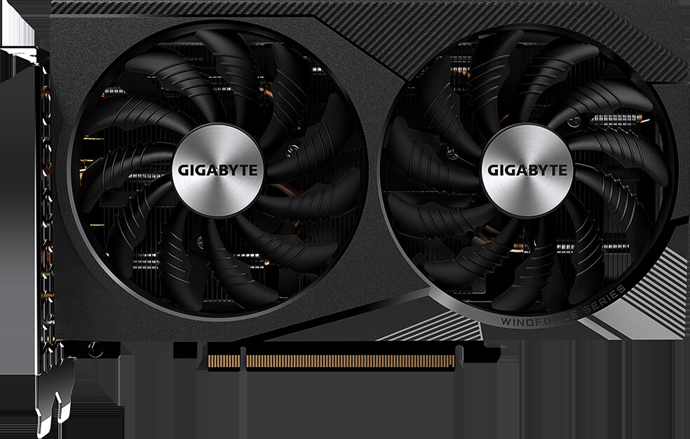 Видеокарта Gigabyte GeForce RTX3060 WINDFORCE OC (12Гб, GDDR6,192bit,2HDMI,2DP GV-N3060WF2OC-12GD 2.0, ret)