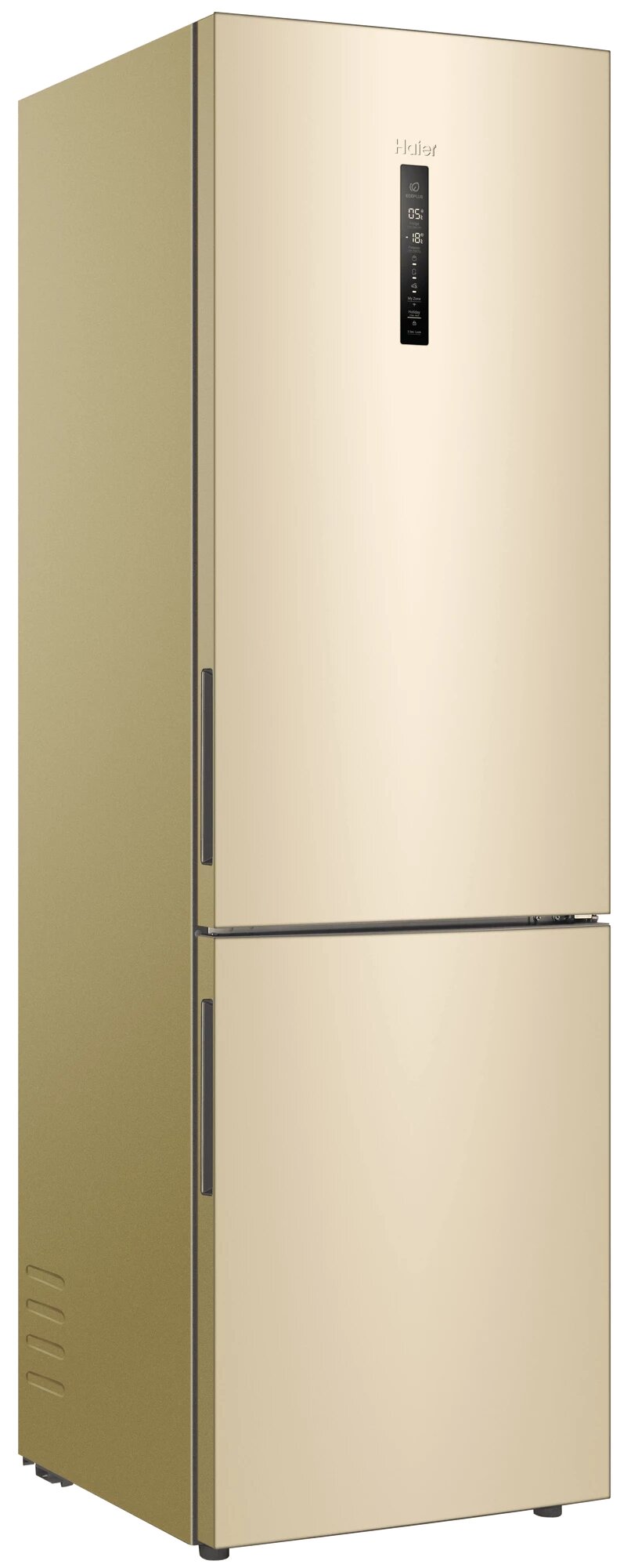 Холодильник Haier C4F640CGBGU1, с морозильником, двухкамерный, черный, А-класс