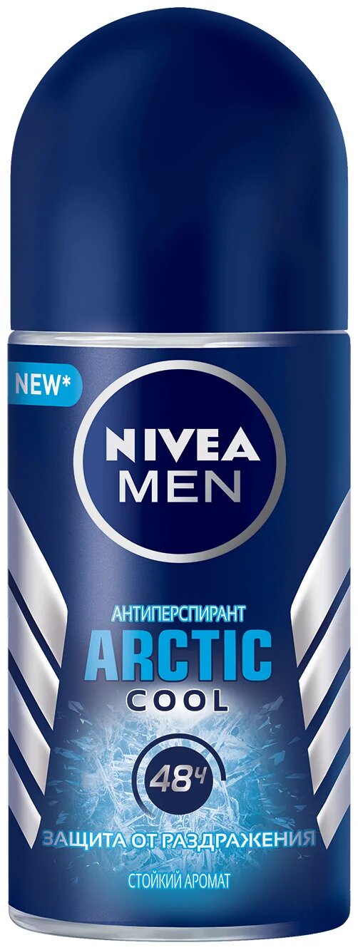 Nivea Антиперспирант ролик Men Arctic Cool, 50 мл, 50 г