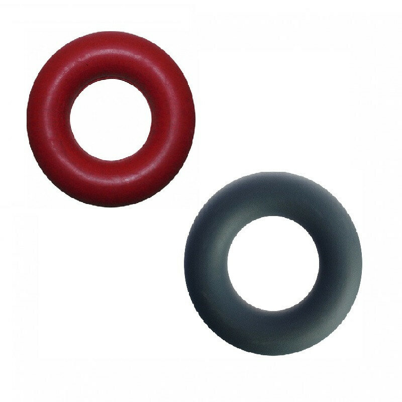 Эспандер кистевой, кольцо детский ЭРК-10 кг, малый, серый/красный