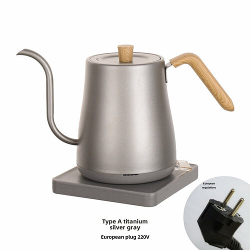 Электрический чайник цвет титановый сплав для заваривания тонкий штепсель 220В 2605₽