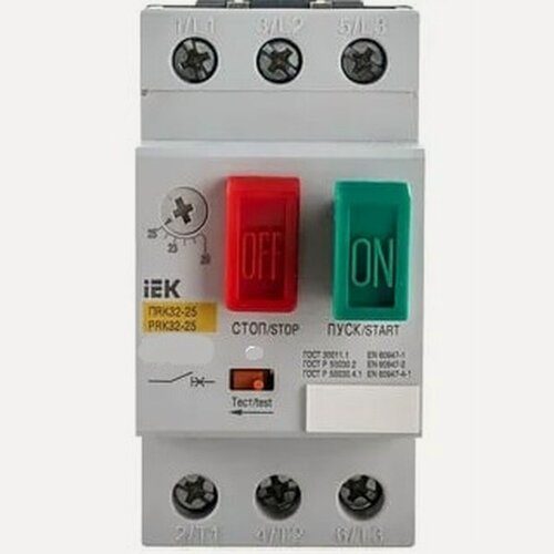 Изображение товара Пускатель ПРК32-4 In4А Ir2.5-4А Ue 660В, IEK DMS11-004 (1 шт.)