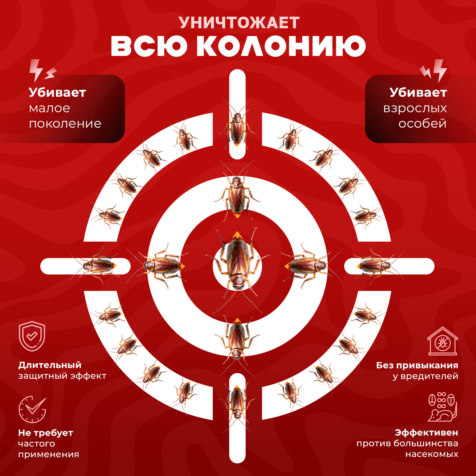 Средство от тараканов и муравьев эффективное, порошок без запаха Дозор 200 гр — фото 1