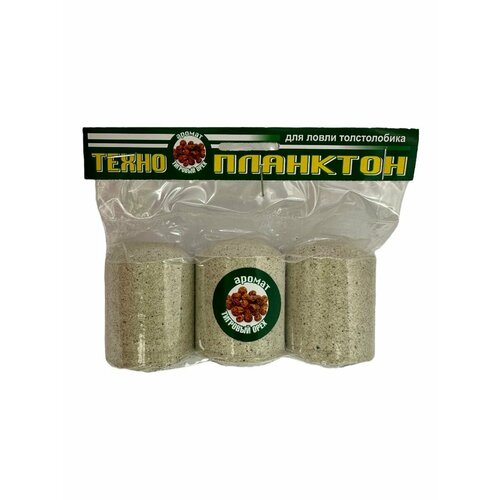 Прикормка натуральная. Технопланктон для ловли толстолобика Big Fish. Аромат - тигровый орех