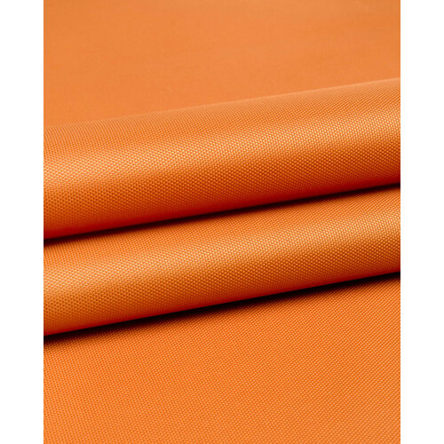 Ткань Оксфорд 420D ПУ тентовая водоотталкивающая для улицы, для шитья курток, палаток, тентов, сумок, отрез 2 м*150 см, цвет оранжевый