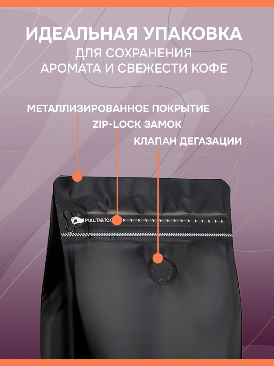 Кофе в зернах Tonic Blend, 1кг, 50% арабика, 50% робуста, Бразилия/Эфиопия — фото 1