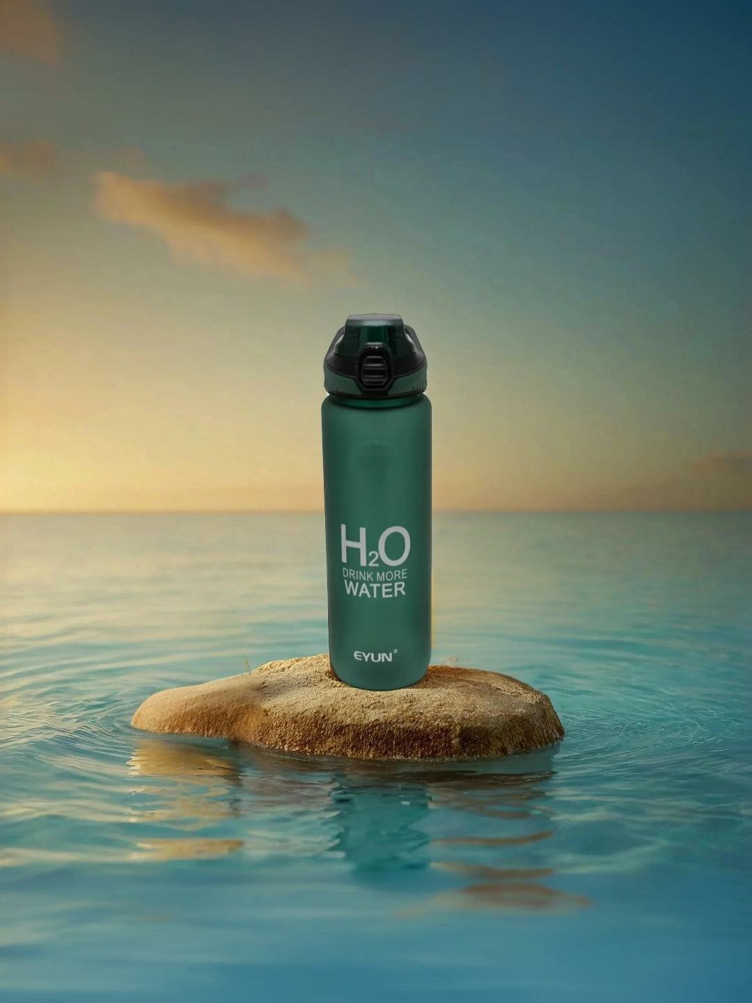 Бутылка для воды "Название", спортивная, для фитнеса, для спорта 1000 мл