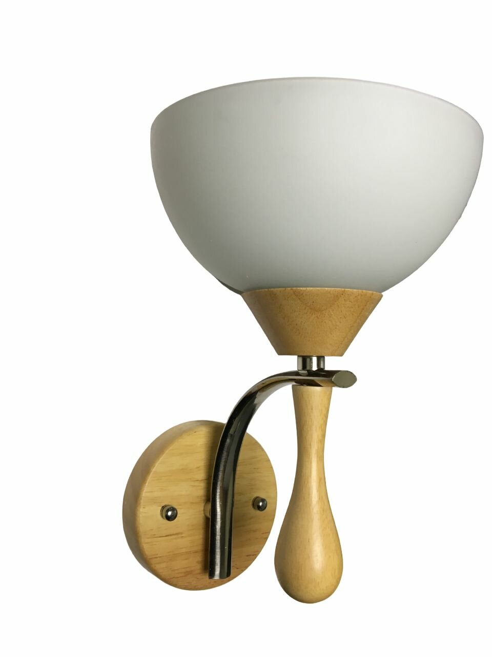 Бра настенное светлое дерево 1Х40ВтХЕ27 для спальни коридора прихожей кухни отеля