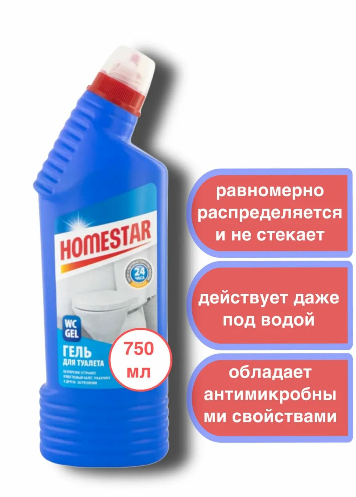 Гель для туалета  Homestar  750г