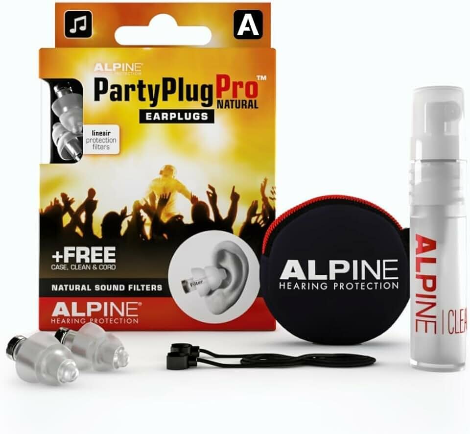 Беруши Alpine "PartyPlug Pro", многоразовые, шумоподавление, 21 дБ, 1 пара
