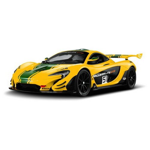 Машина р у 1:14 McLaren P1 GTR, 33,6*14,2*8,6 см, цвет жёлтый 2.4G 75000Y