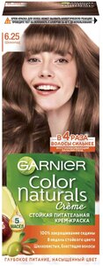 GARNIER Color Naturals стойкая питательная крем-краска для волос, 6.25 шоколад, 112 мл