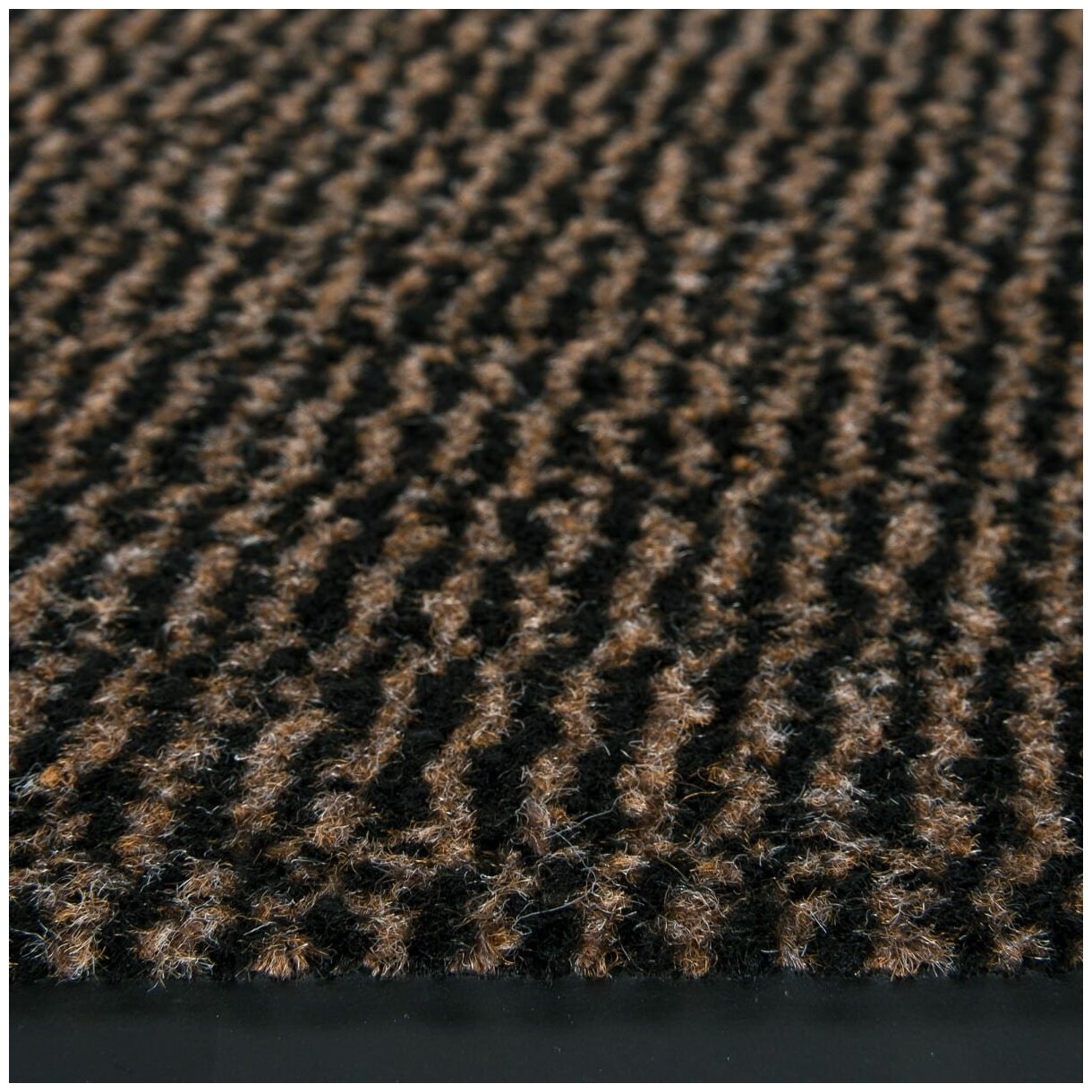 Коврик «Step» полипропилен 90x120 см цвет коричневый - фотография № 3