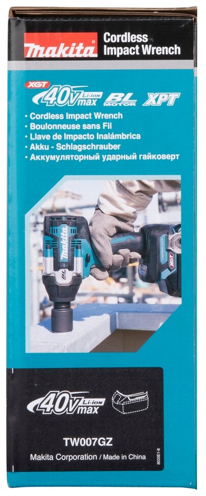 Аккумуляторный ударный гайковерт Makita TW007GZ, без аккумулятора - фотография № 6