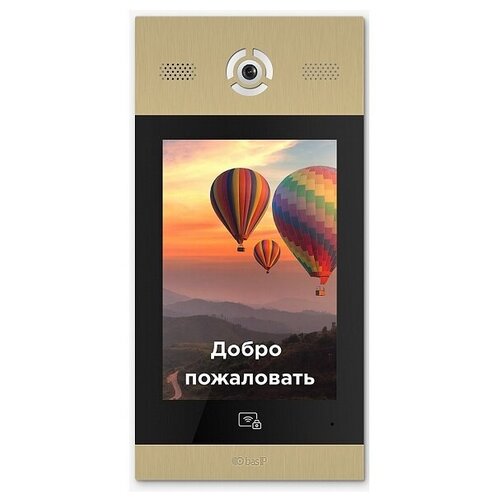 Вызывная панель подъездного IP-домофона BAS-IP AA-14FB GOLD