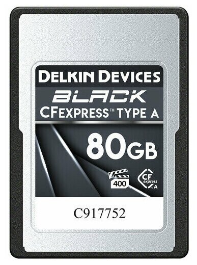 Карта памяти Delkin Devices Black CFexpress Type A 80GB