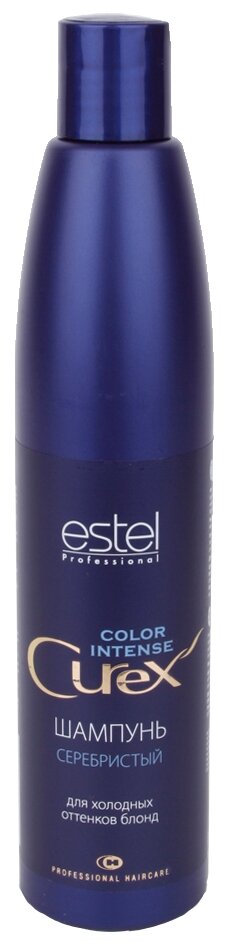 ESTEL Curex Color Intense шампунь Чистый цвет нейтрализация желтизны для холодных оттенков блонд, 300 мл